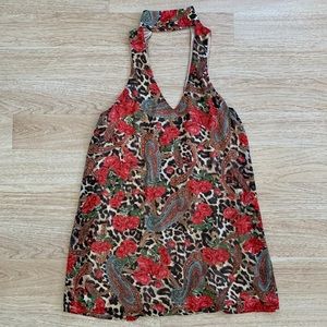 Show Me Your Mumu - Mini Floral/Animal Print Dress